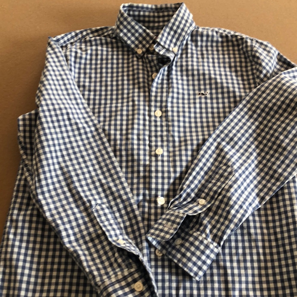 Vineyard Vines button down whale shirt